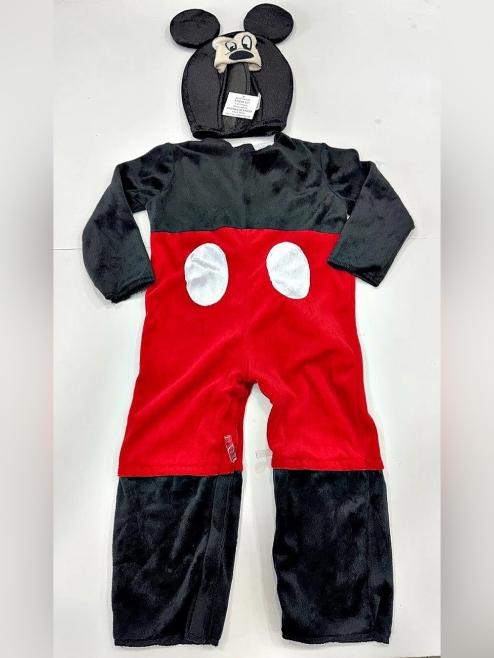 Disney Baby Mickey Mouse Deluxe 3-Piece Halloween Costume – 12–18M